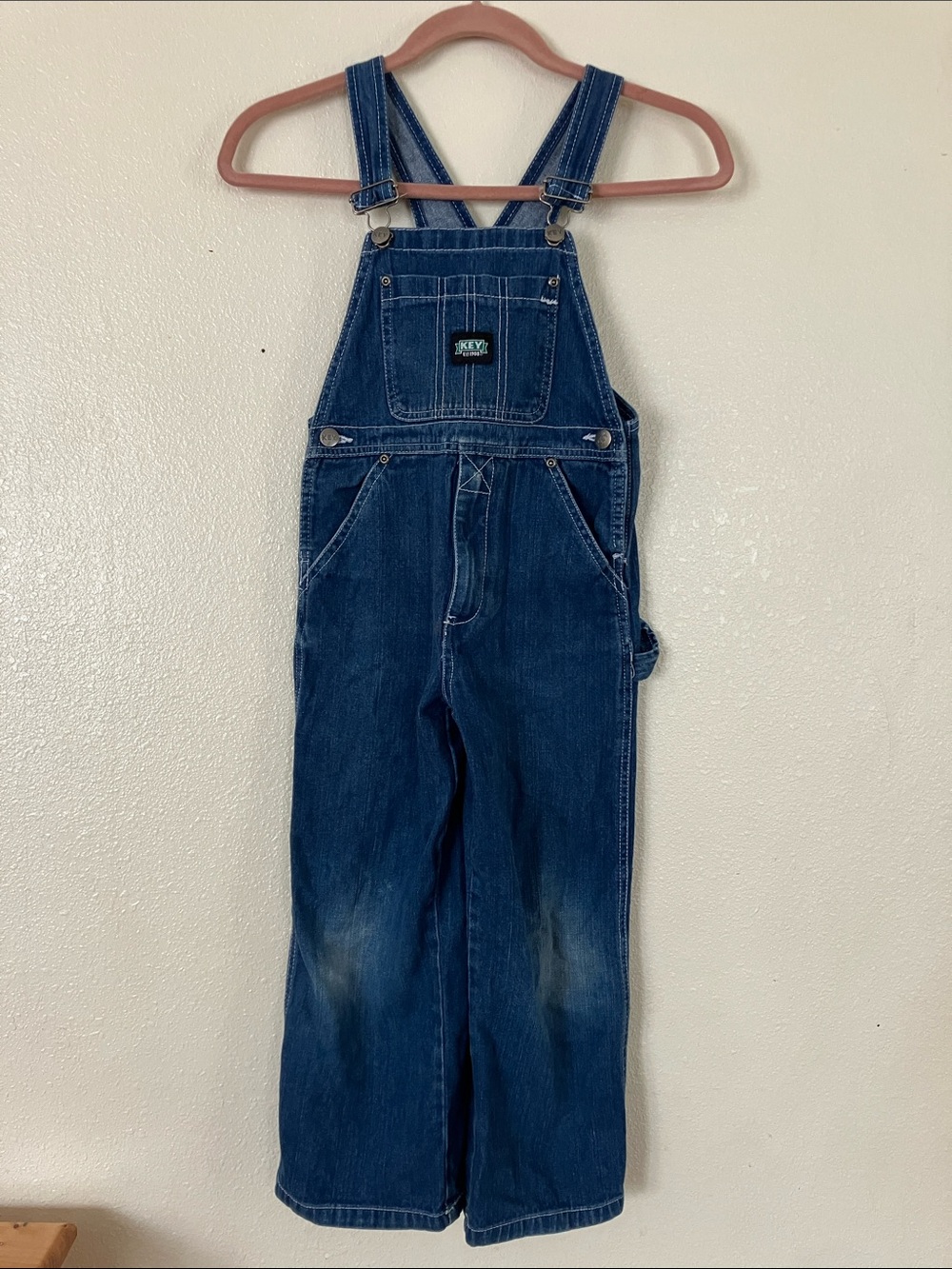 Key Classic Denim Children's Overalls, 7